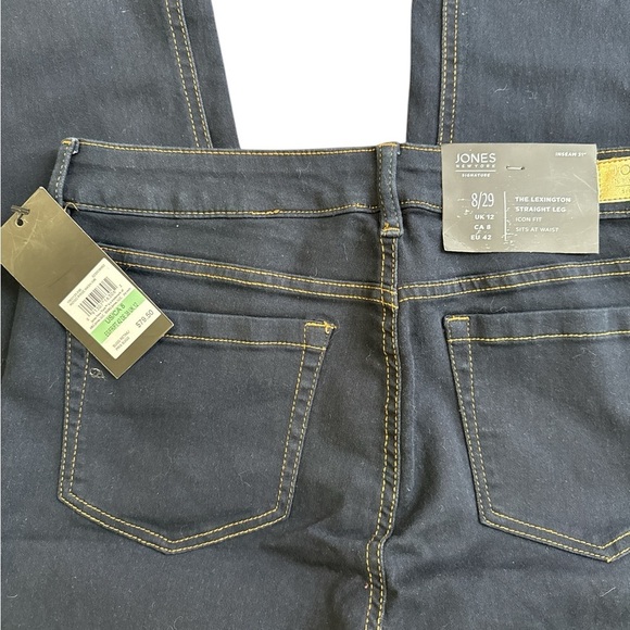 JONES NEW YORK NWT LEXINGTON STRAIGHT LEG SIZE 8 - Picture 6 of 6